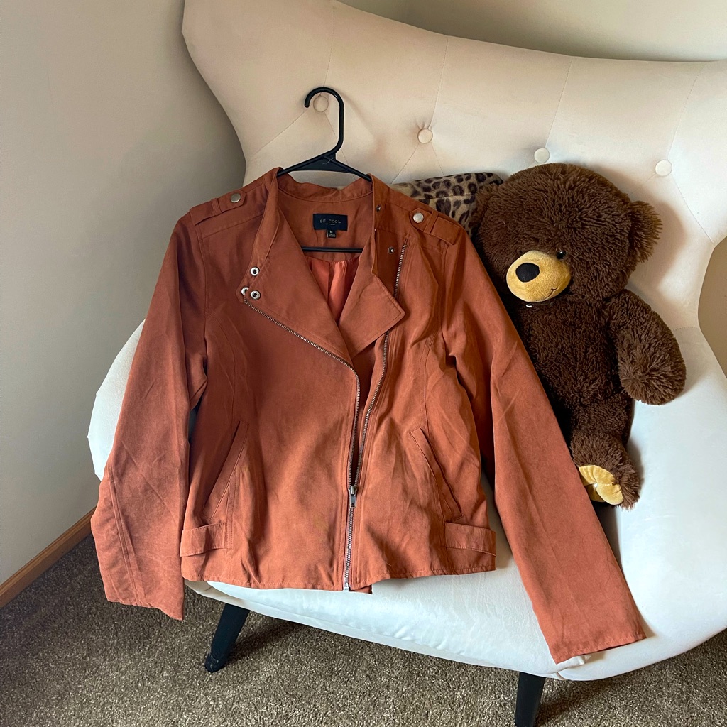 Rust Moto Jacket Medium